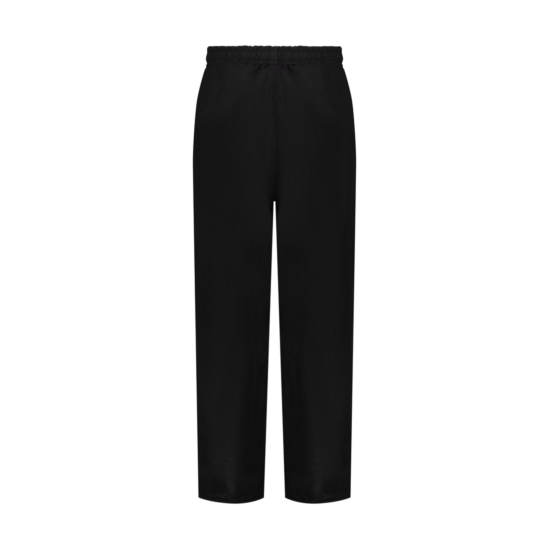 mad studio Men linen Trousers Pants  - Black