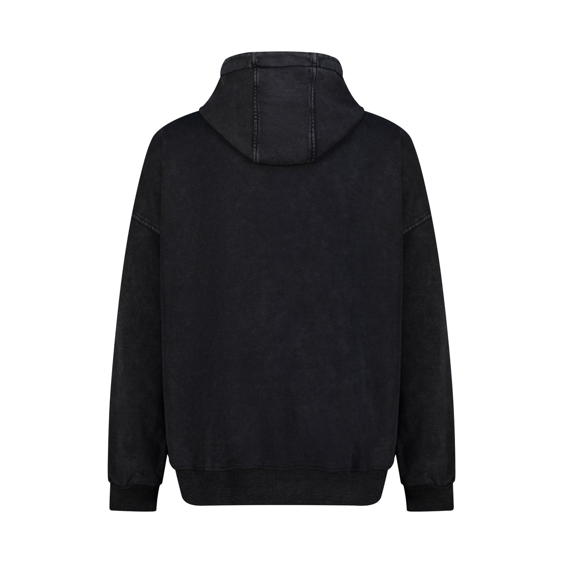 Mad Studio Acid Washed Hoodie - Black