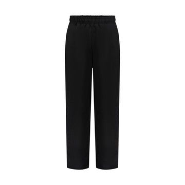 mad studio Men linen Trousers Pants  - Black