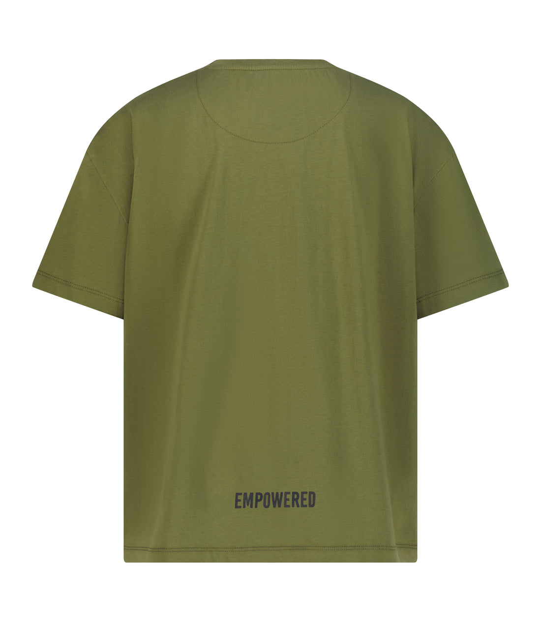 MAD LADIES ROUND NECK T-SHIRT OLIVE