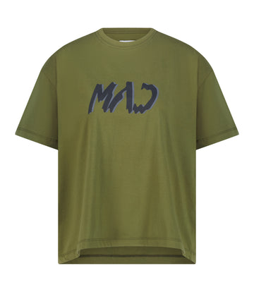 MAD LADIES ROUND NECK T-SHIRT OLIVE