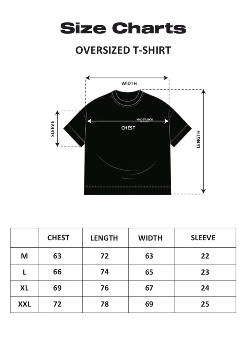 Mad studios oversize T-shirt - black – MadOfficial